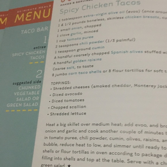 RACHEL RAY YUM-O 30MINUTE MEALS COOKBOOK - Picture 5 of 7